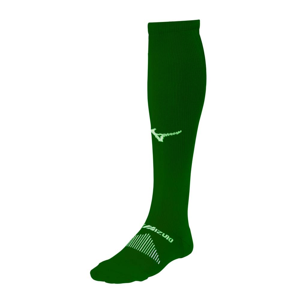 Damske Ponožky Mizuno Performance OTC Baseball Zelene Vypredaj GWAH73956
